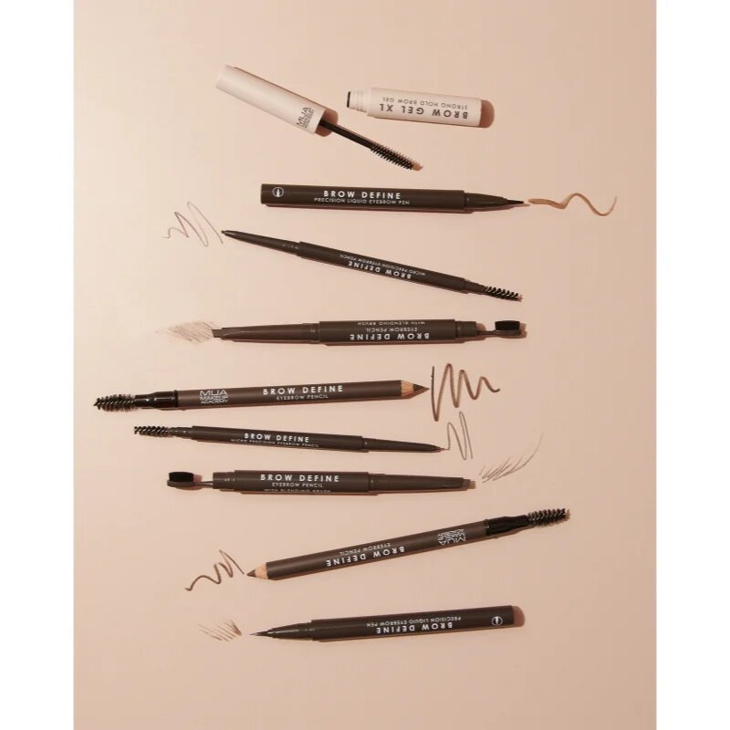 MUA Makeup Academy Brow Define tekoče črtalo za obrvi odtenek Grey 0.5 ml