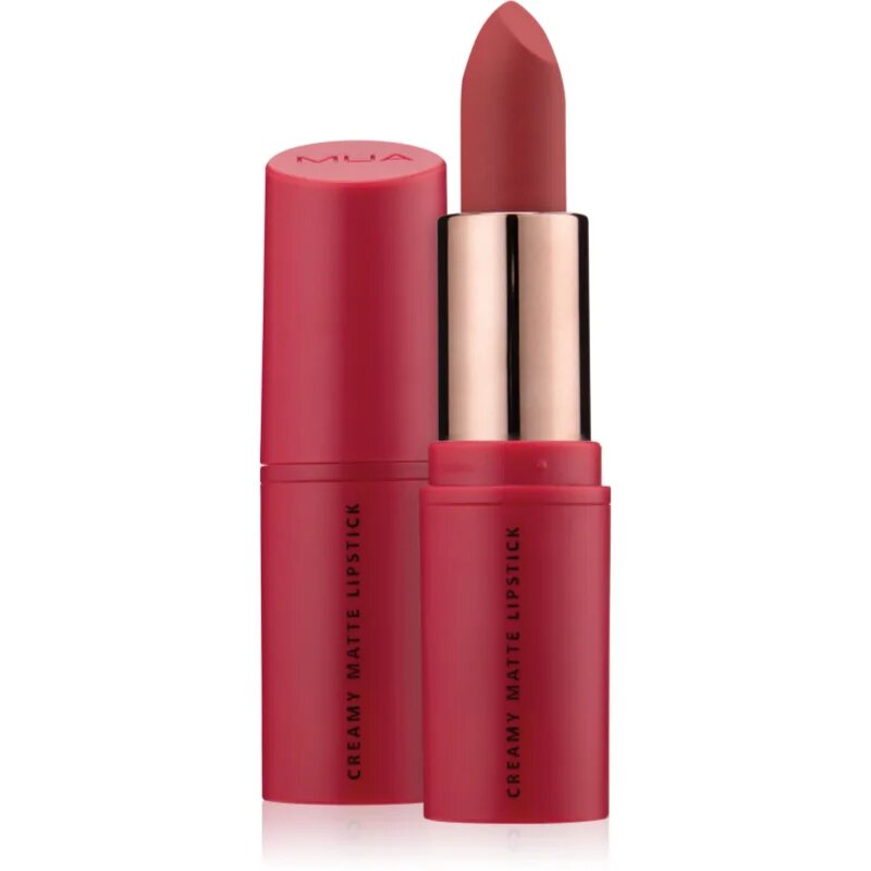 MUA Makeup Academy Creamy Matte kremasta šminka z mat učinkom odtenek Heartbreaker 3.2 g