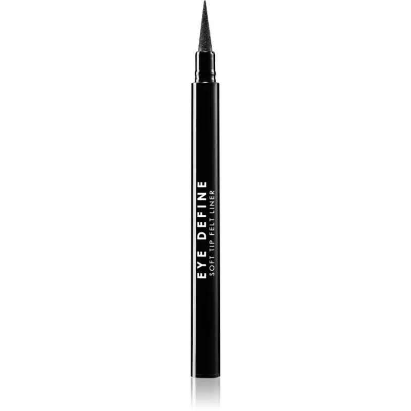 MUA Makeup Academy Eye Define črtalo za oči v obliki flomastra odtenek Black 0.65 g