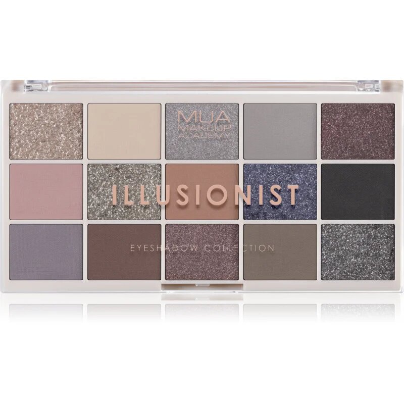 MUA Makeup Academy Eyeshadow Collection 15 Shade Palette paleta senčil za oči odtenek Illusionist 12 g