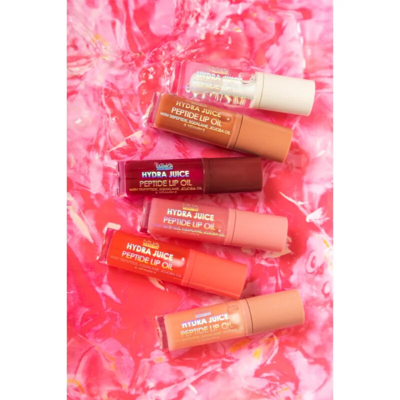 MUA Makeup Academy Hydra Juice Peptide Lip Oil olje za ustnice odtenek Berry Bliss 7 ml