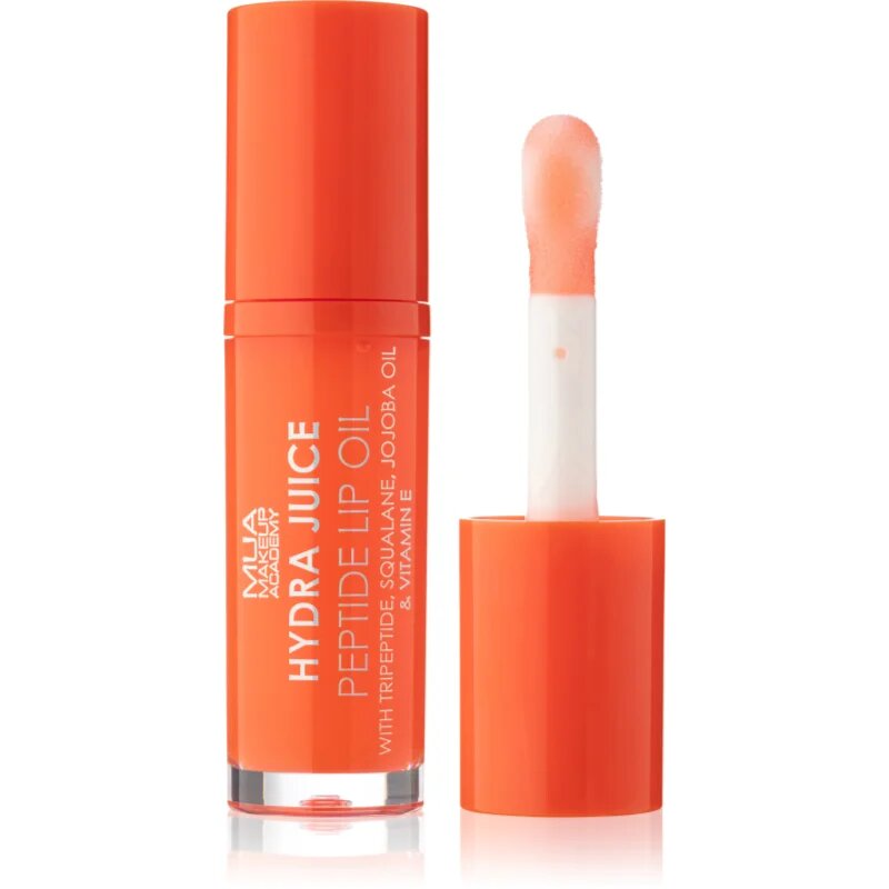 MUA Makeup Academy Hydra Juice Peptide Lip Oil olje za ustnice odtenek Sweet Orange 7 ml