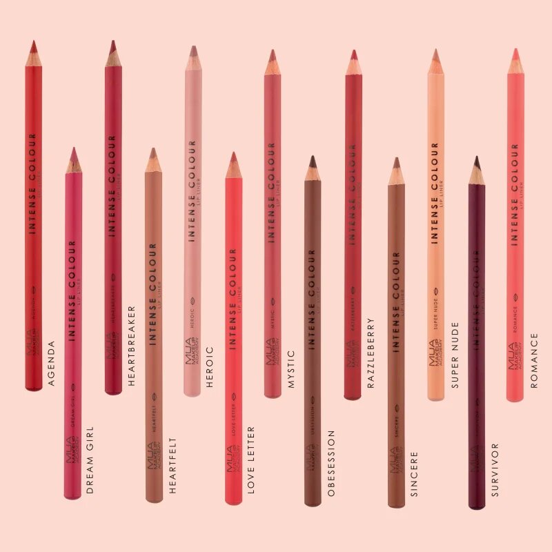 MUA Makeup Academy Intense Colour natančni svinčnik za ustnice odtenek Sincere 1.5 g