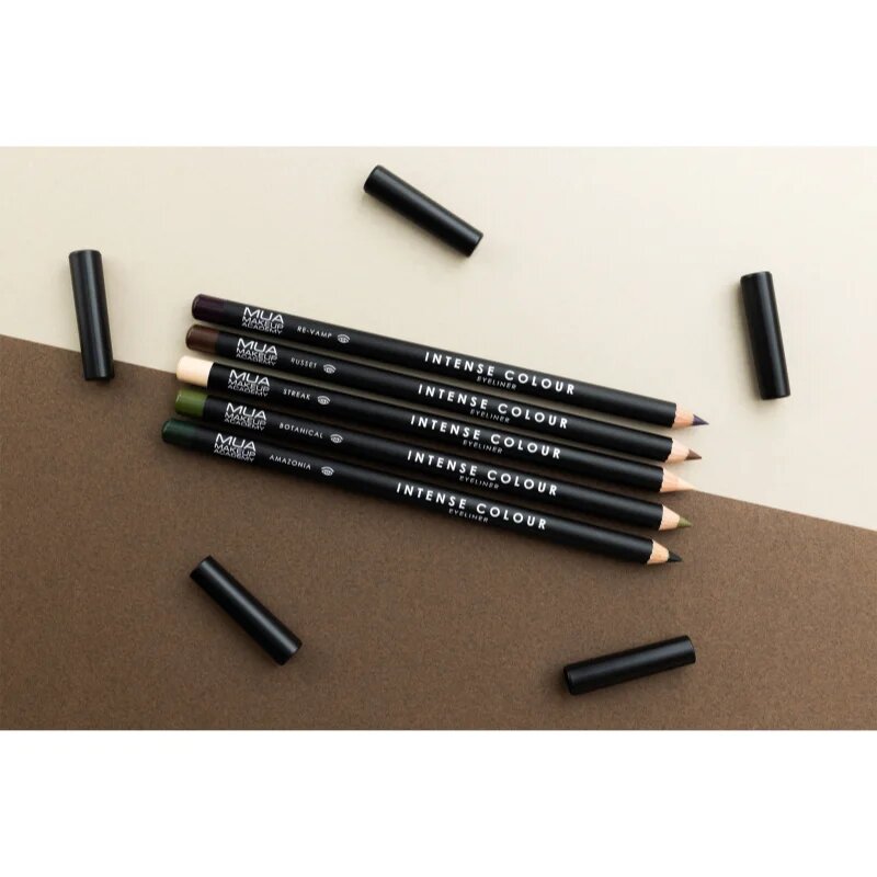 MUA Makeup Academy Intense Colour svinčnik za oči z intenzivno barvo odtenek Russet (Warm Brown) 1.5 g