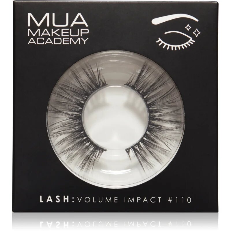 MUA Makeup Academy Lashes Volume Impact umetne trepalnice vrsta #110 1 par