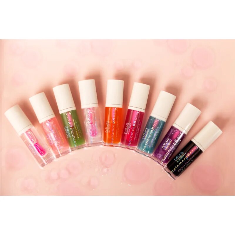 MUA Makeup Academy Metamorphosis olje za ustnice za ustnice in lica dišave Mermaid (Raspberry) 7 ml