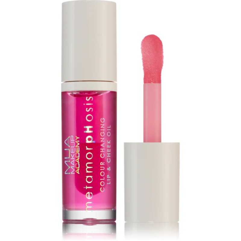 MUA Makeup Academy Metamorphosis olje za ustnice za ustnice in lica dišave Plump It Up (Mint) 7 ml