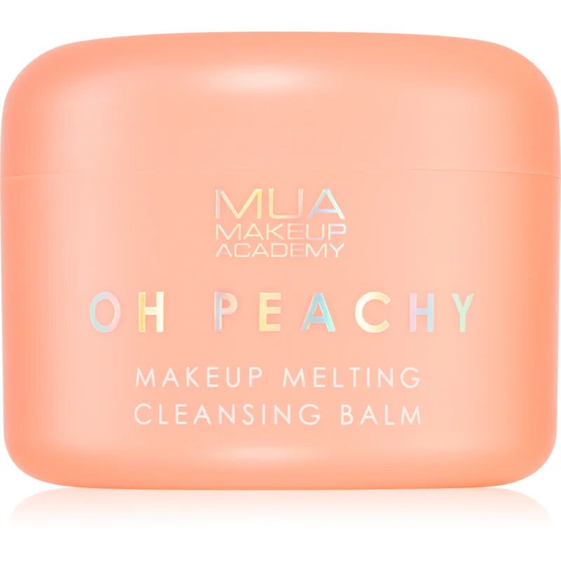 MUA Makeup Academy Oh Peachy balzam za odstranjevanje ličil z vsebnostjo olja z vonjem breskve 70 g