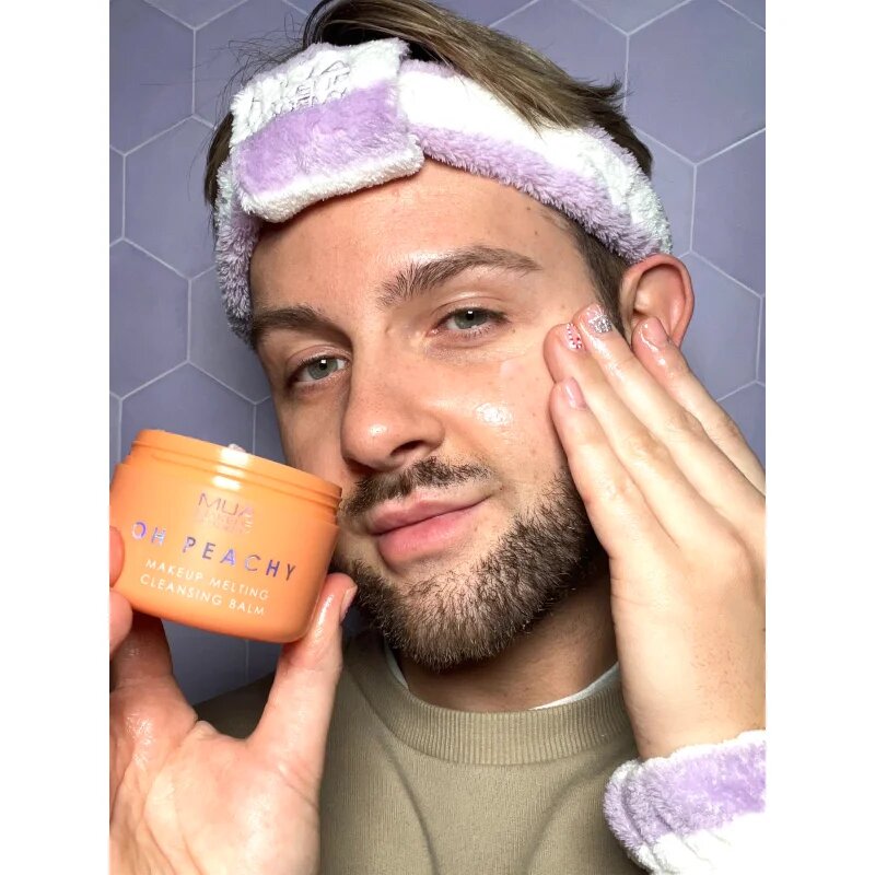 MUA Makeup Academy Oh Peachy balzam za odstranjevanje ličil z vsebnostjo olja z vonjem breskve 70 g