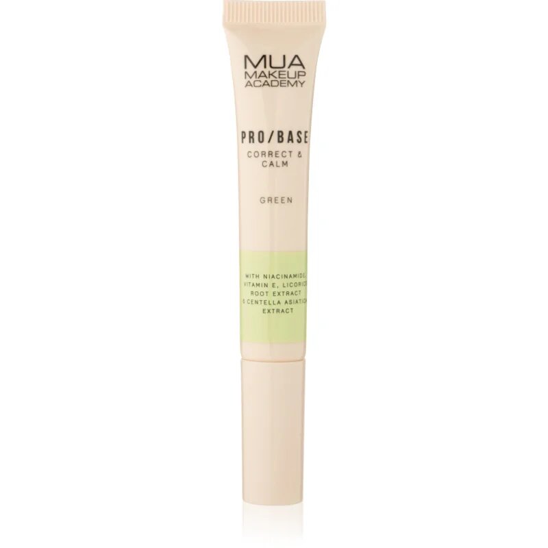 MUA Makeup Academy PRO/BASE Colour Corrector korektor proti rdečici odtenek Correct & Calm – Green 10 ml