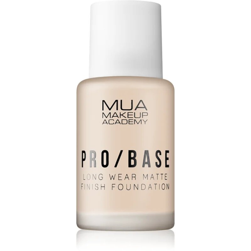 MUA Makeup Academy PRO/BASE dolgoobstojni matirajoči tekoči puder odtenek #110 30 ml