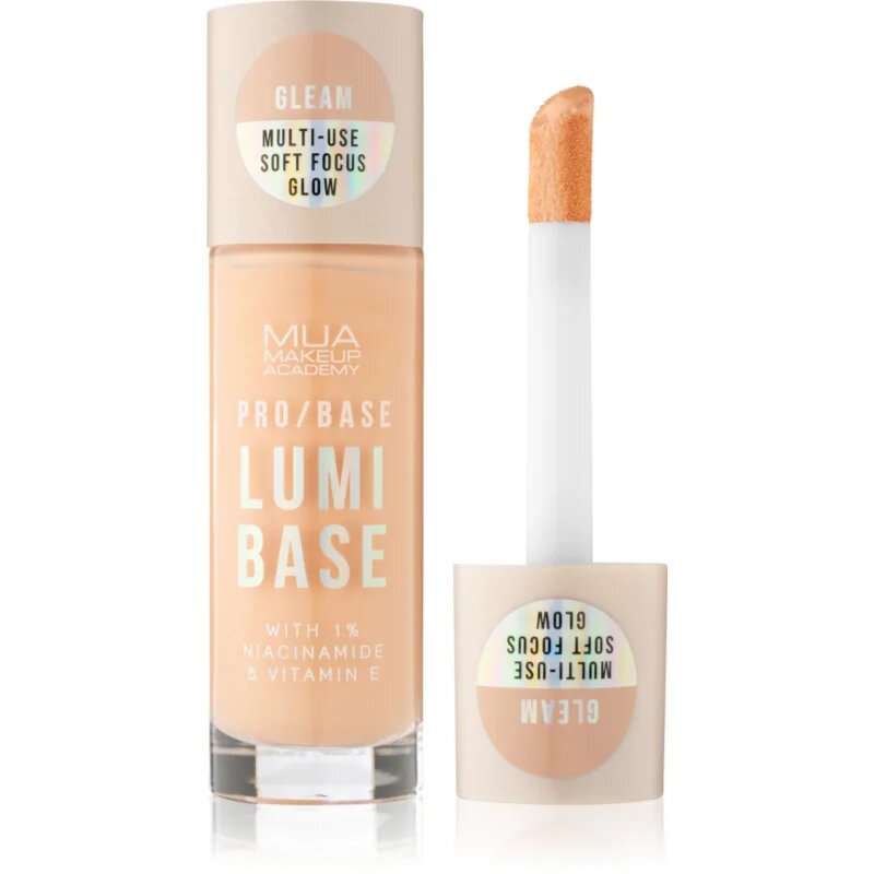 MUA Makeup Academy PRO/BASE Lumi Base posvetlitvena podlaga za ličila (primer) odtenek Gleam (Cool) 33 ml