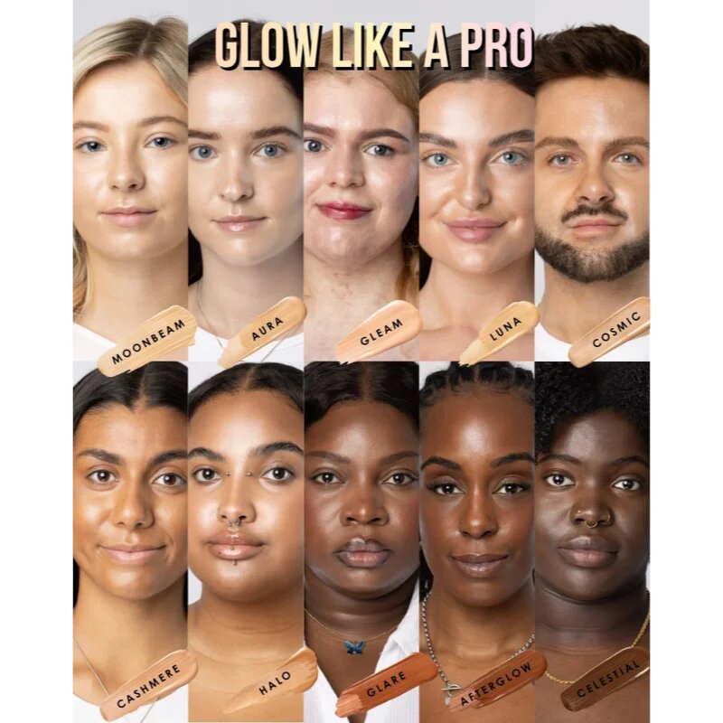 MUA Makeup Academy PRO/BASE Lumi Base posvetlitvena podlaga za ličila (primer) odtenek Gleam (Cool) 33 ml