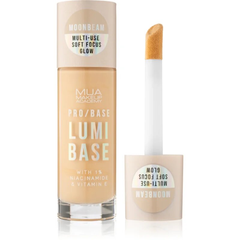 MUA Makeup Academy PRO/BASE Lumi Base posvetlitvena podlaga za ličila (primer) odtenek Moonbeam (Neutral) 33 ml