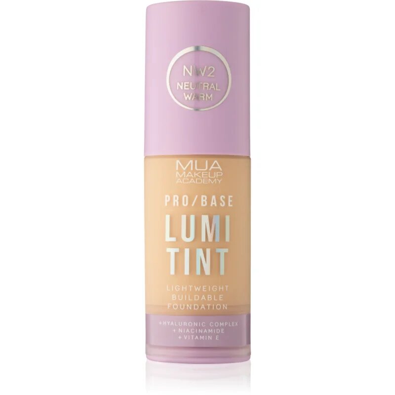 MUA Makeup Academy PRO/BASE Lumi Tint lahki tekoči puder odtenek NW2 30 ml