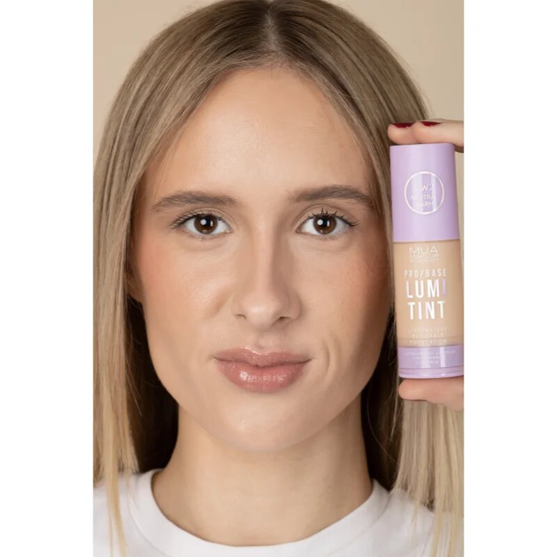 MUA Makeup Academy PRO/BASE Lumi Tint lahki tekoči puder odtenek NW2 30 ml