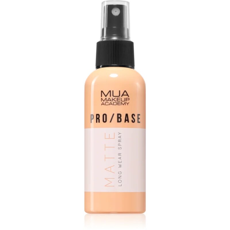 MUA Makeup Academy PRO/BASE Mattifying fiksacijsko pršilo za kontrolo sijaja 70 ml