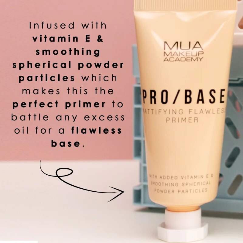 MUA Makeup Academy PRO/BASE Mattifying matirajoča podlaga za pod tekoči puder 30 g