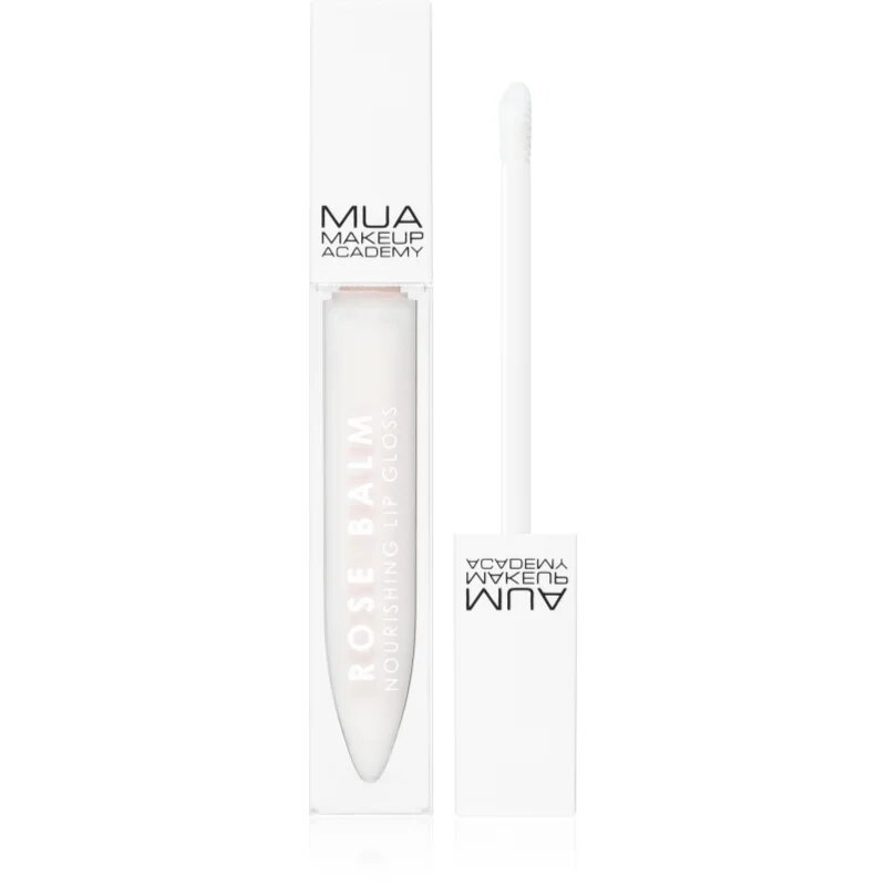 MUA Makeup Academy Rose Balm negovalni sijaj za ustnice z vitaminom E 6.5 ml