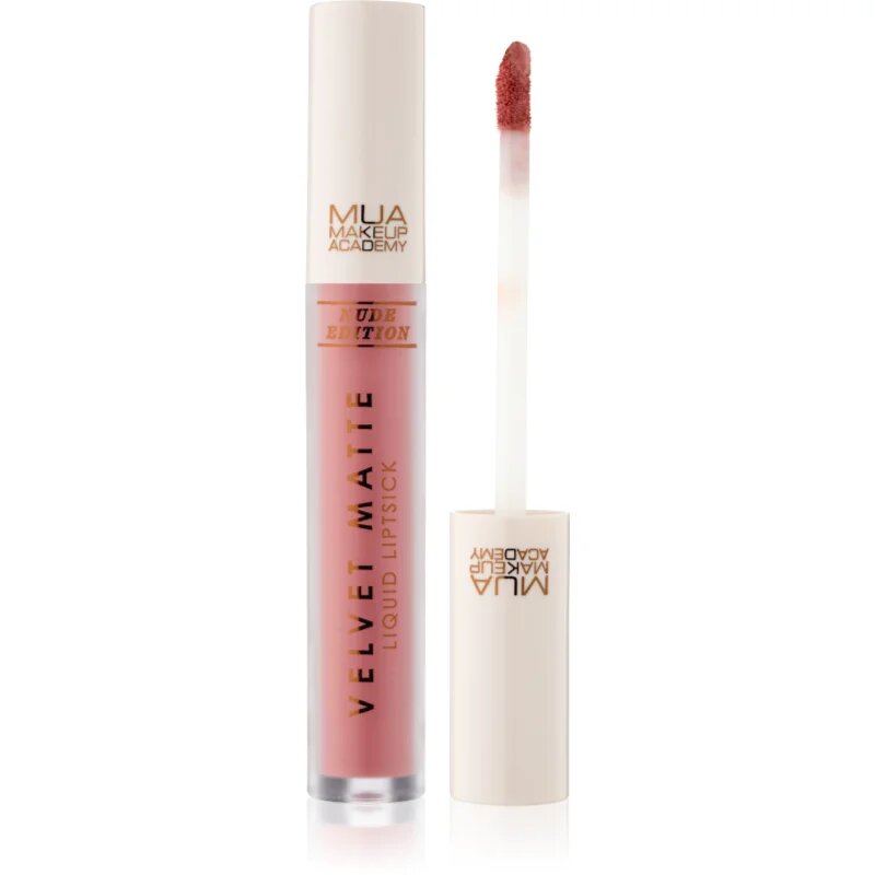 MUA Makeup Academy Velvet Matte Nude Edition mat tekoča šminka odtenek Honey 3 ml