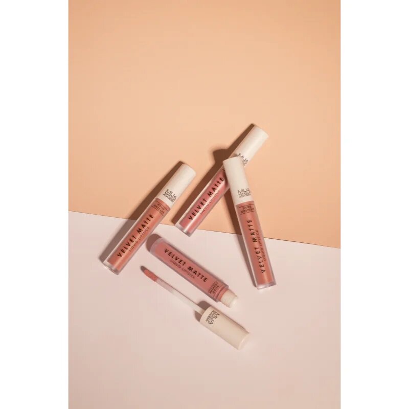 MUA Makeup Academy Velvet Matte Nude Edition mat tekoča šminka odtenek Honey 3 ml