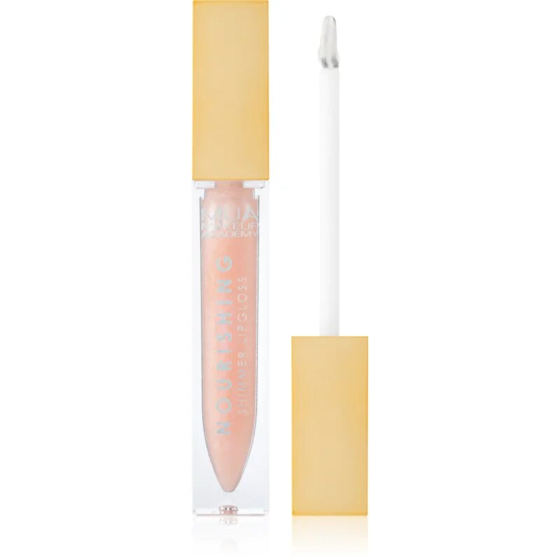 MUA Makeup Academy Virtual Glow hranilni sijaj za ustnice za bleščeč sijaj odtenek IRL 6.5 ml
