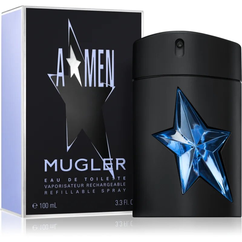 Mugler A*Men toaletna voda polnilna za moške Rubber Flask 100 ml