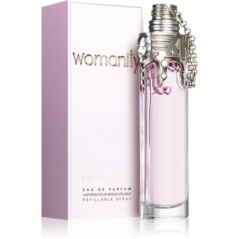 Mugler Womanity parfumska voda polnilna za ženske 80 ml