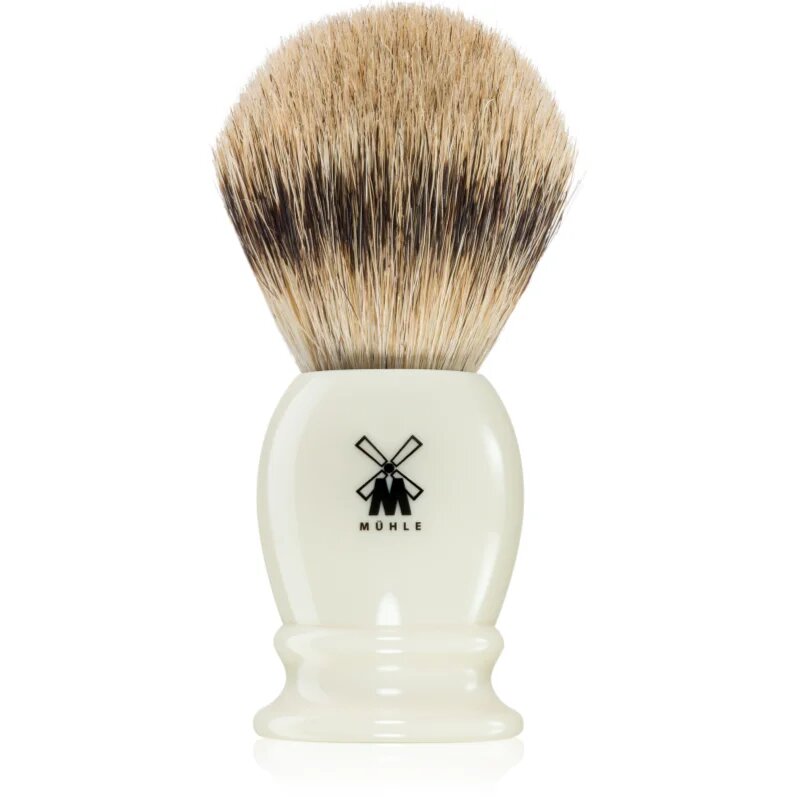 Mühle CLASSIC Silvertip Badger Faux Ivory čopič za britje iz dlake jazbeca Medium 1 kos