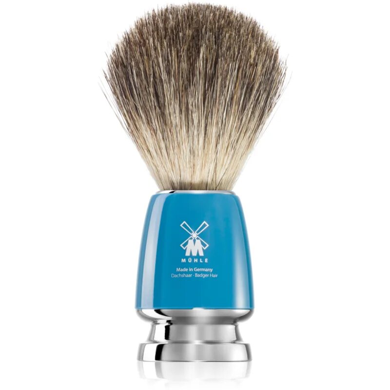 Mühle RYTMO Pure Badger čopič za britje iz dlake jazbeca Blue Resin 1 kos