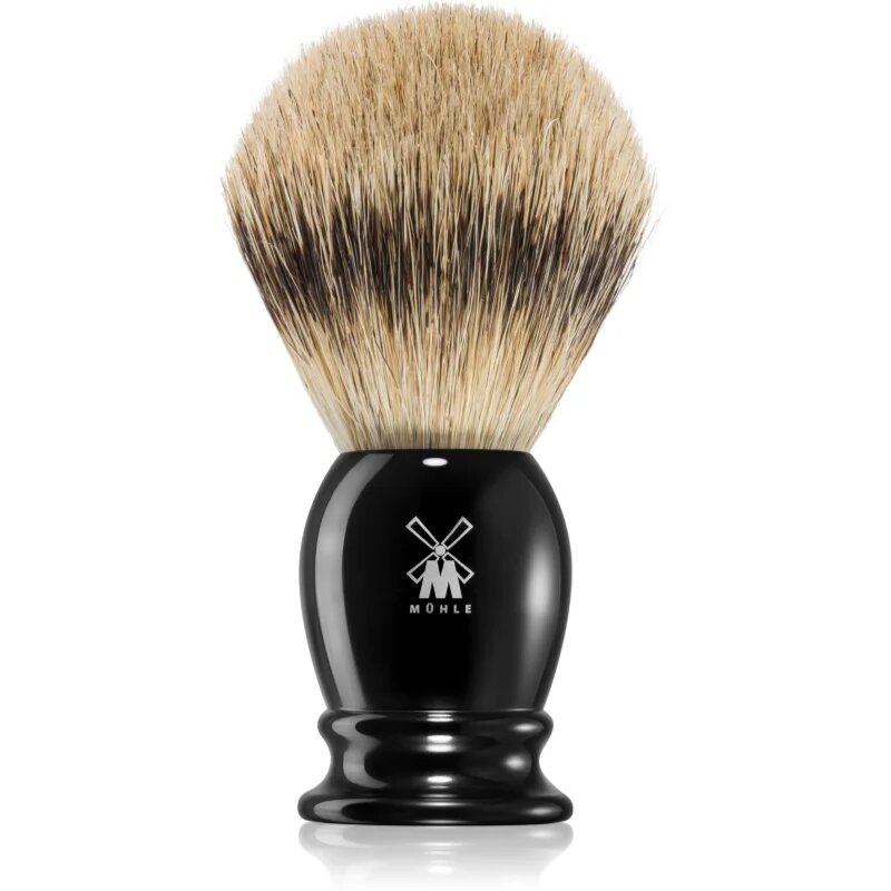 Mühle Silvertip Badger Black Resin čopič za britje Large 1 kos