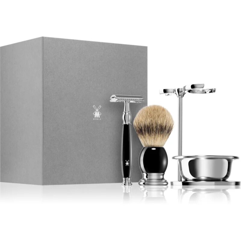 Mühle SOPHIST Black Silvertip Badger set za britje