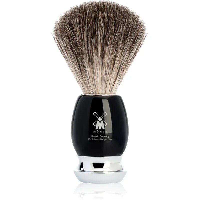 Mühle VIVO Black Pure Badger čopič za britje iz dlake jazbeca 1 kos
