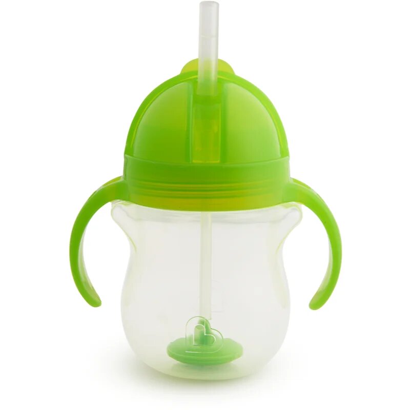 Munchkin Click Lock™ Tip & Sip skodelica s slamico z utežjo Green 6 m+ 1 kos
