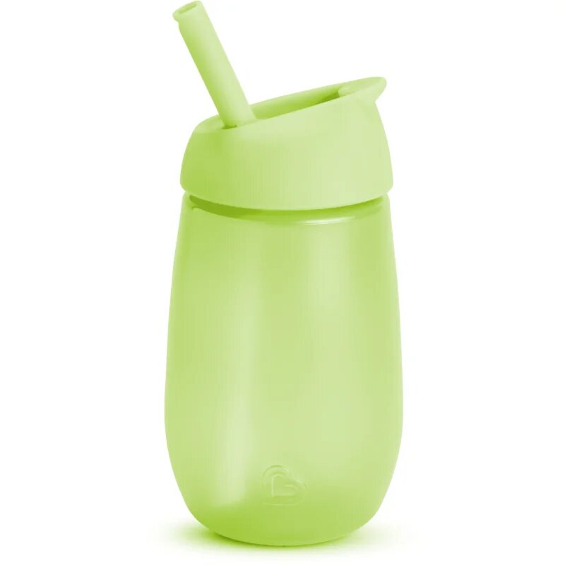Munchkin Simple Clean steklenička za otroke s slamico Green 12 m+ 1 kos