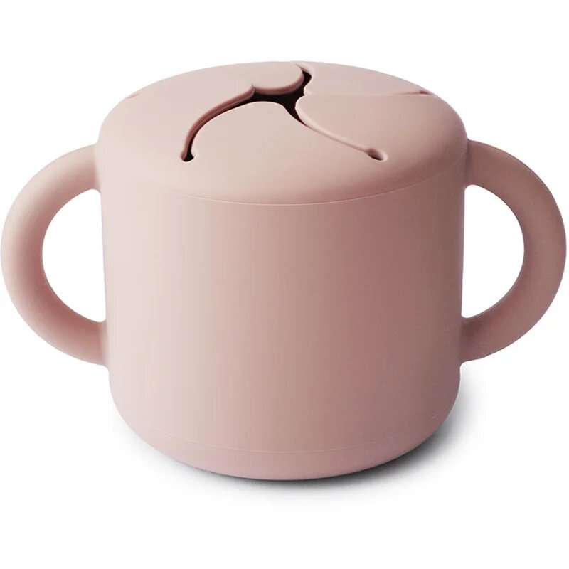 Mushie Baby Snack Cup skodelica za malico Blush 1 kos