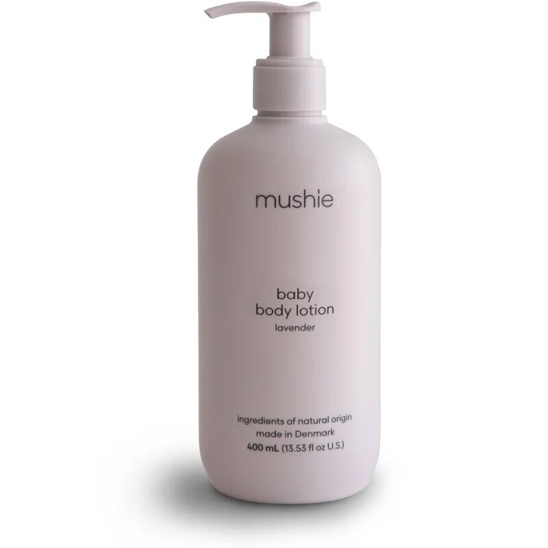 Mushie Organic Baby vlažilni losjon za telo za otroke od rojstva Lavender 400 ml
