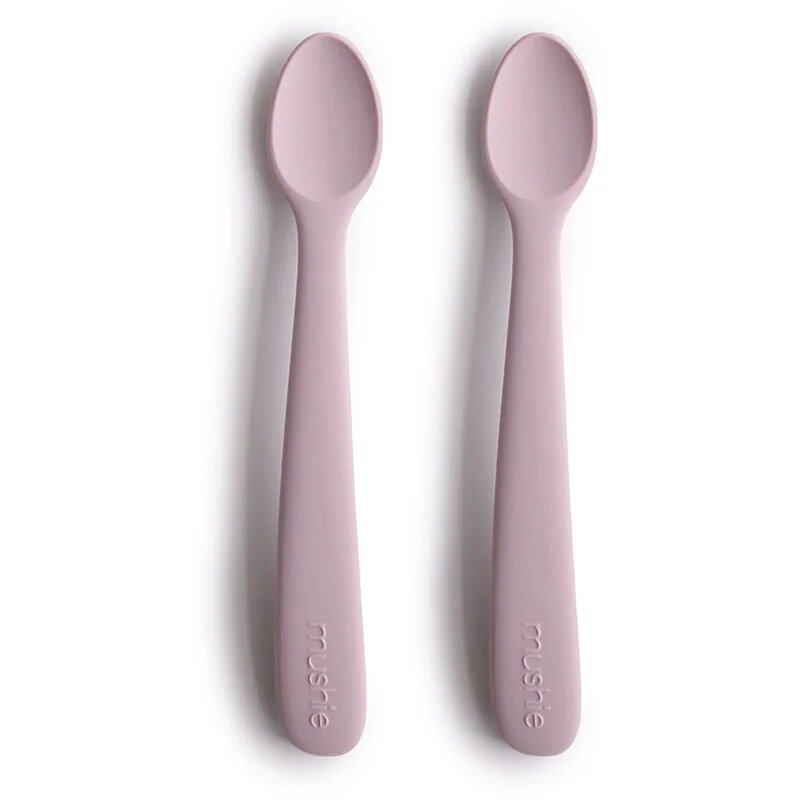 Mushie Silicone Feeding Spoons žlička Soft Lilac 2 kos