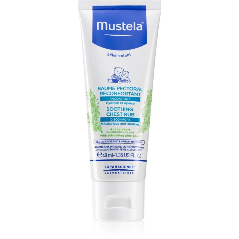 Mustela Bébé balzam z vonjem bora za bolj mirno spanje 40 ml