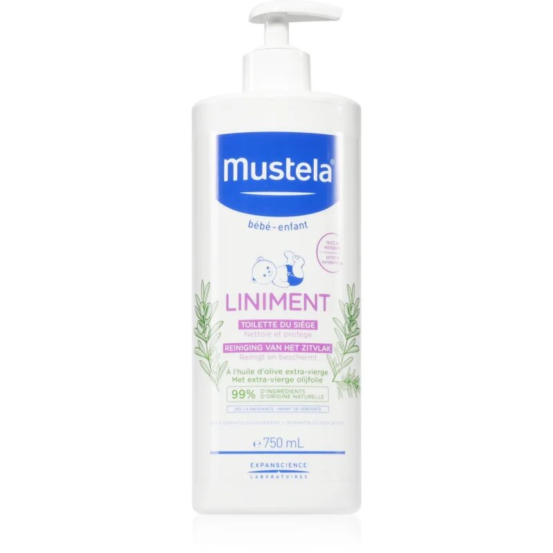 Mustela Bébé Liniment čistilni losjon za otroke od rojstva 750 ml
