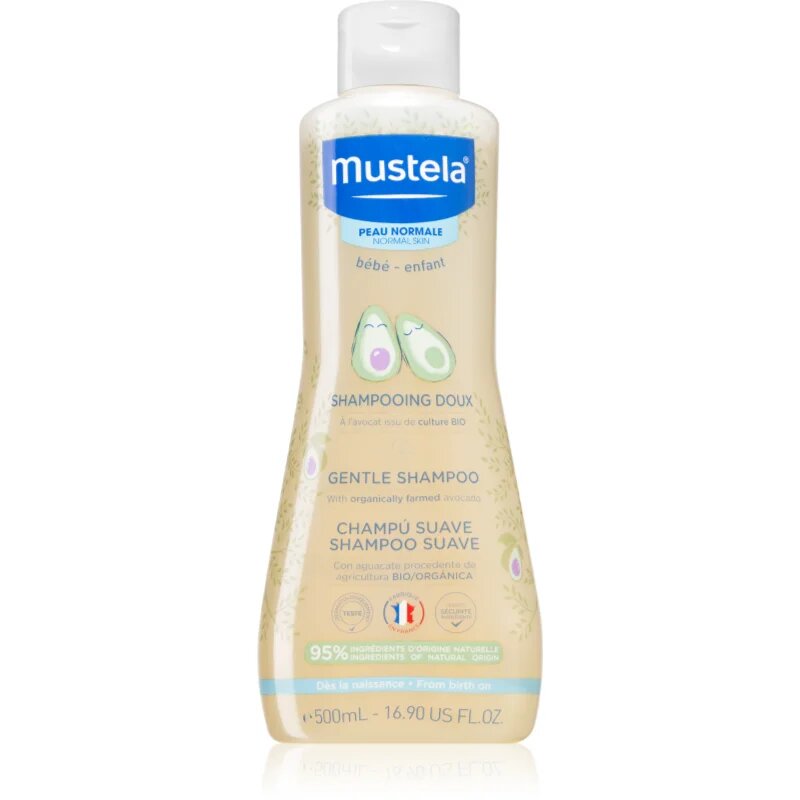 Mustela Bébé nežni šampon za otroke od rojstva 500 ml