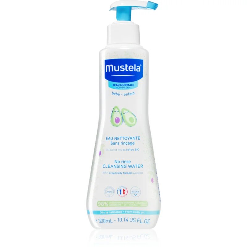 Mustela Bébé No Rinse Cleansing Water čistilna voda za otroke od rojstva 300 ml