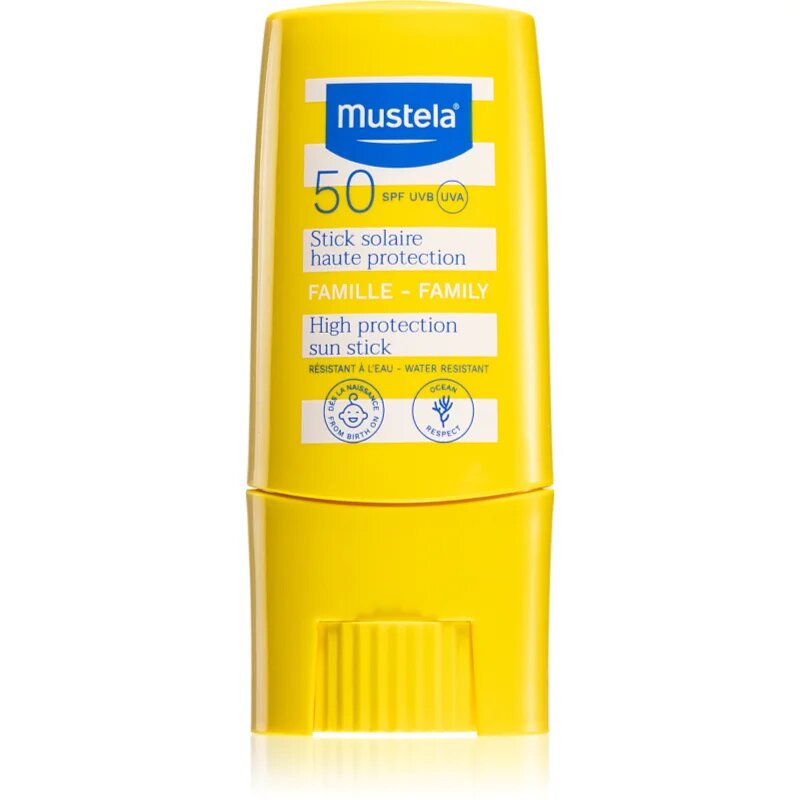 Mustela Sun High Protection Sun Stick paličica za sončenje SPF 50 9 ml