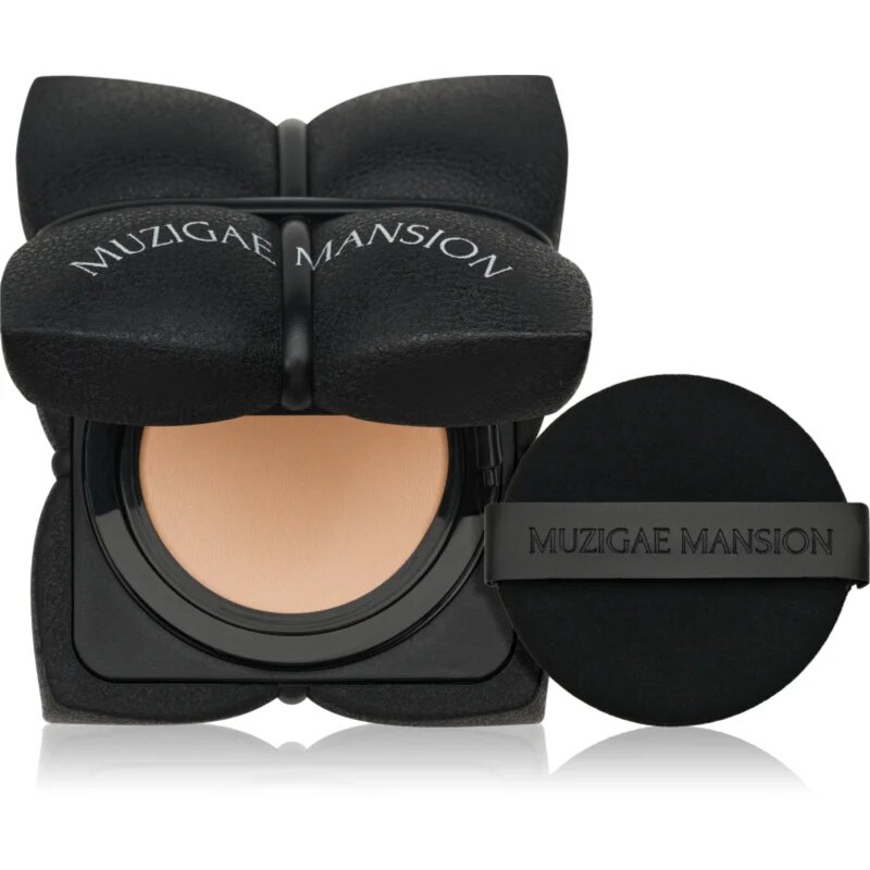MUZIGAE MANSION Sleek Matt Cushion dolgoobstojni tekoči puder v gobici SPF 50+ za popoln videz odtenek N23 15 g