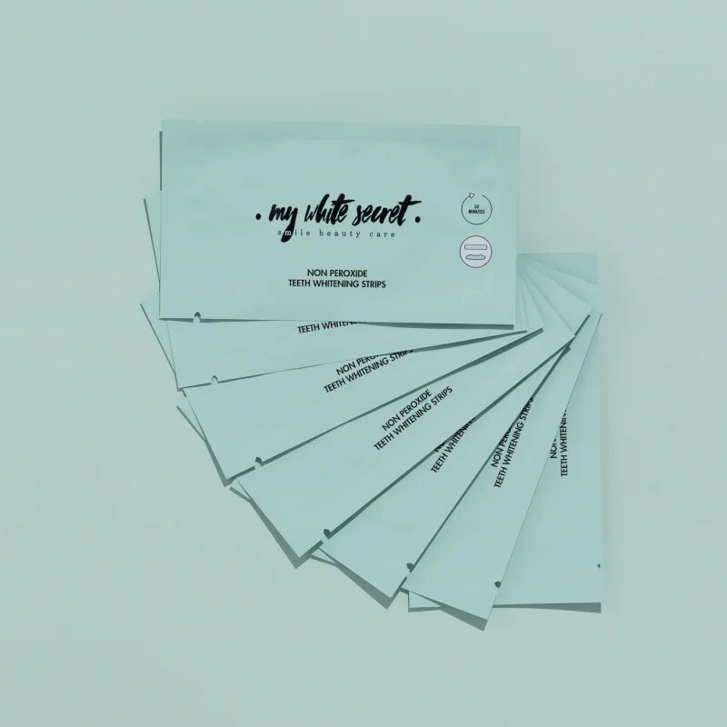 My White Secret Non - Peroxide Teeth Whitenings Strips belilni trakovi za zobe 7 kos