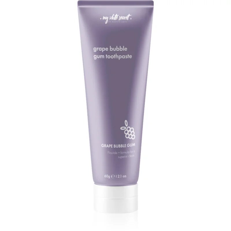 My White Secret Toothpaste Grape Bubblegum zobna pasta 60 g