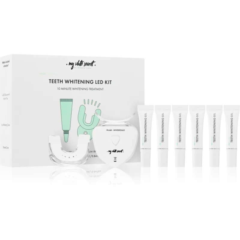 My White Secret Whitening LED Kit set za beljenje zob