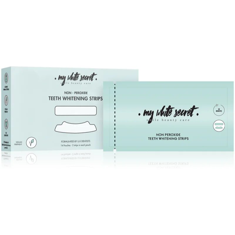 My White Secret Whitening Strips belilni trakovi za zobe 14 kos