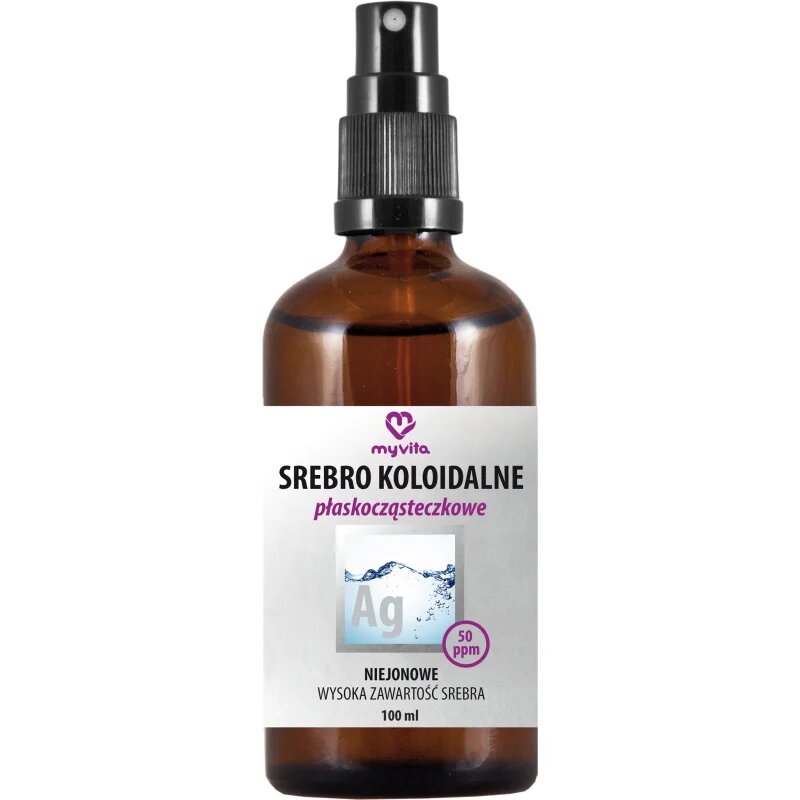 MyVita Colloidal silver 50 ppm čistilni tonik 100 ml