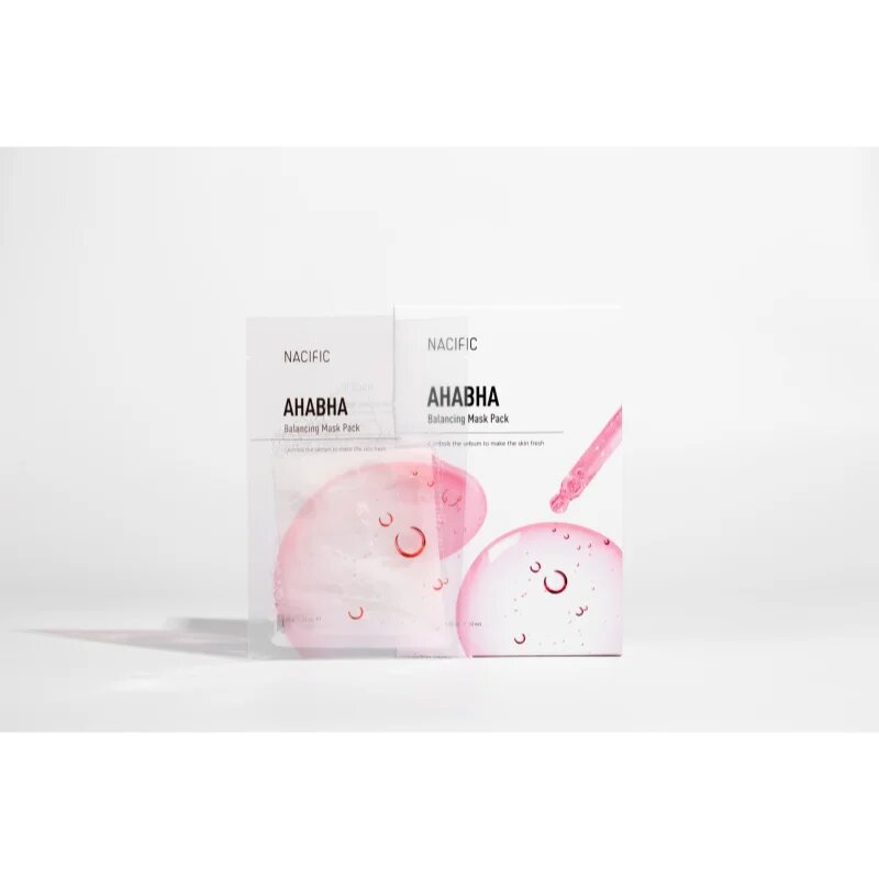 Nacific AHA BHA Balancing Mask Pack hranilna in obnovitvena maska za obraz z učinkom eksfoliacije 1 kos